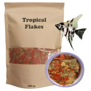 Alimento En Escamas A Granel 100g Para Peces